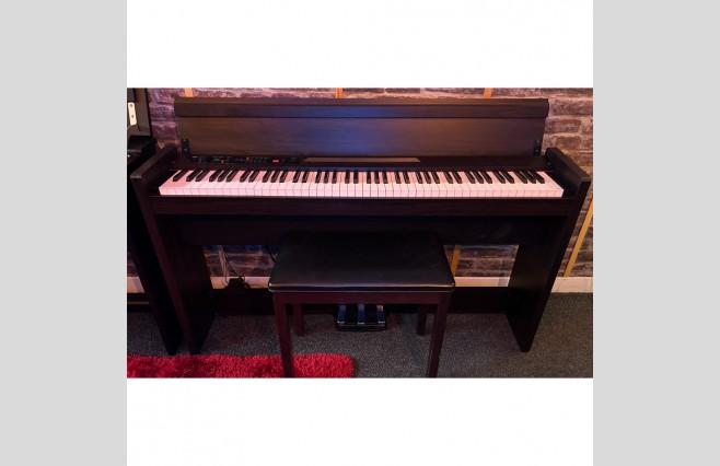 Korg LP380 Satin Rosewood Digital Piano, Used - Complete Package (SN:095728) - Image 1